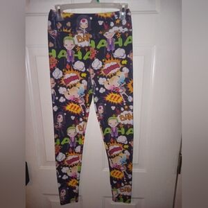 COPY - Suicide Squad Women's Lularoe Leggings OS Harley Quinn & Joker